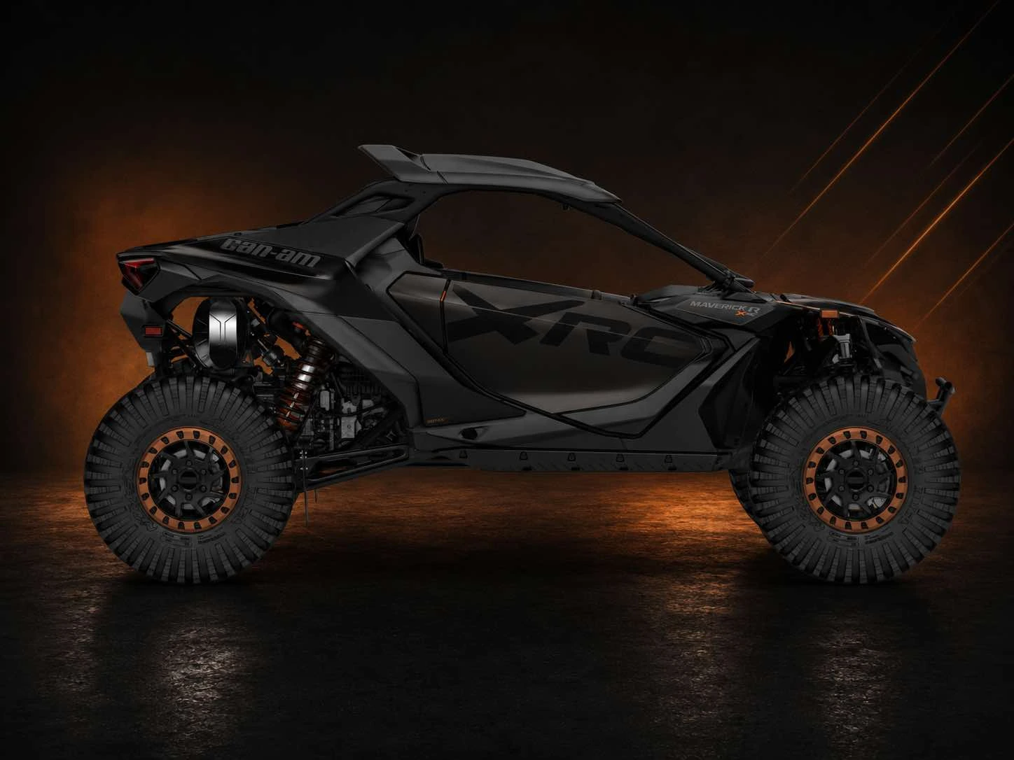Transmission et châssis du Can-Am Maverick R X rc 2026