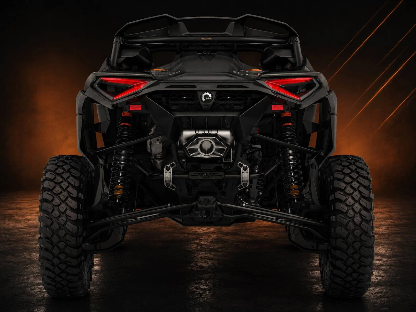 Suspensions FOX à grand débattement du Can-Am Maverick R X rc 2026