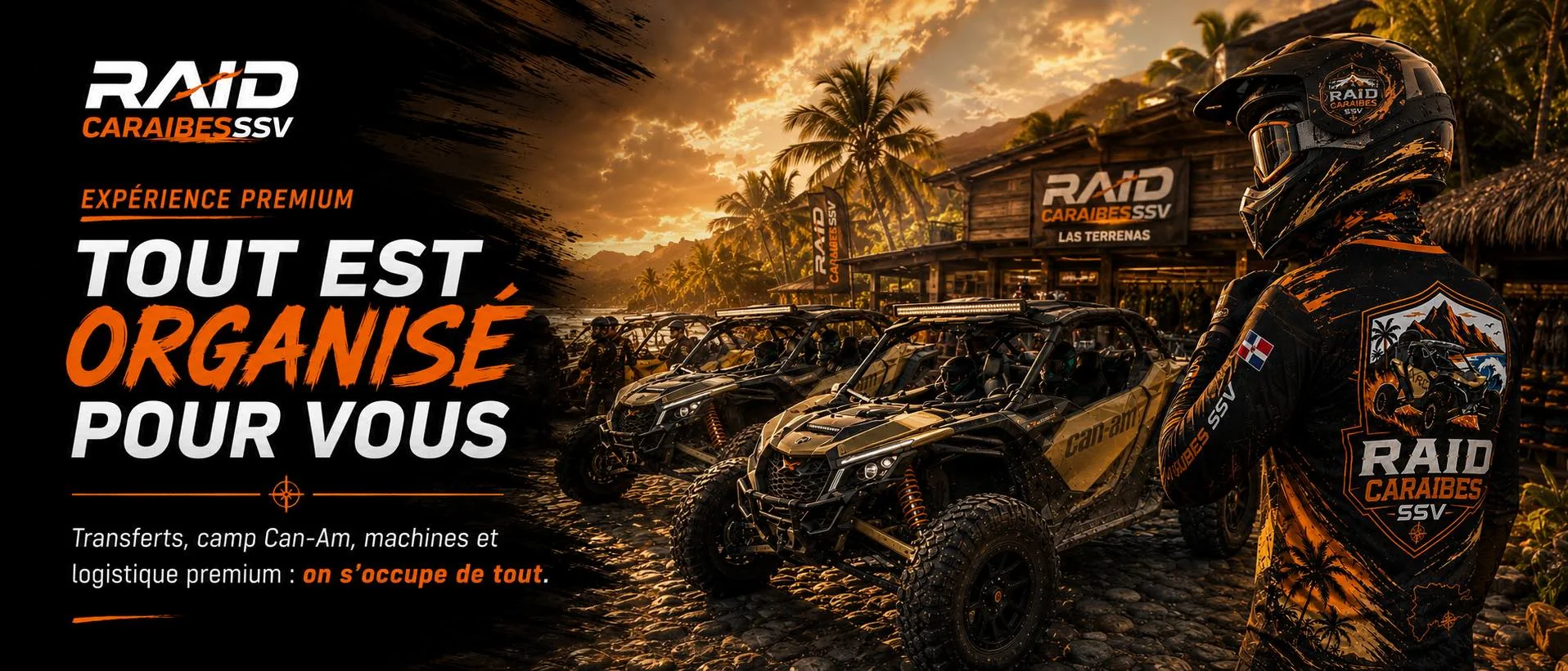 Encadrement professionnel d’un raid Can-Am à Las Terrenas